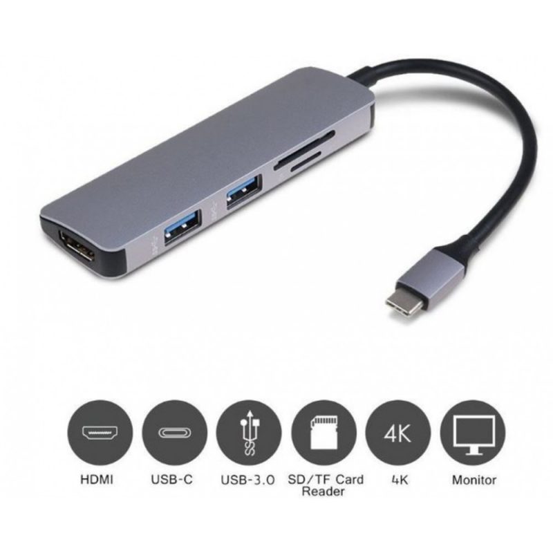 5-in-1 USB C Hub