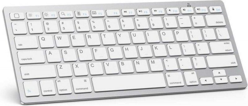 Elementkey Draadloos Bluetooth Keyboard Tablets / Computers / TV Wireless Toetsenbord Windows / IOS en Android Wit