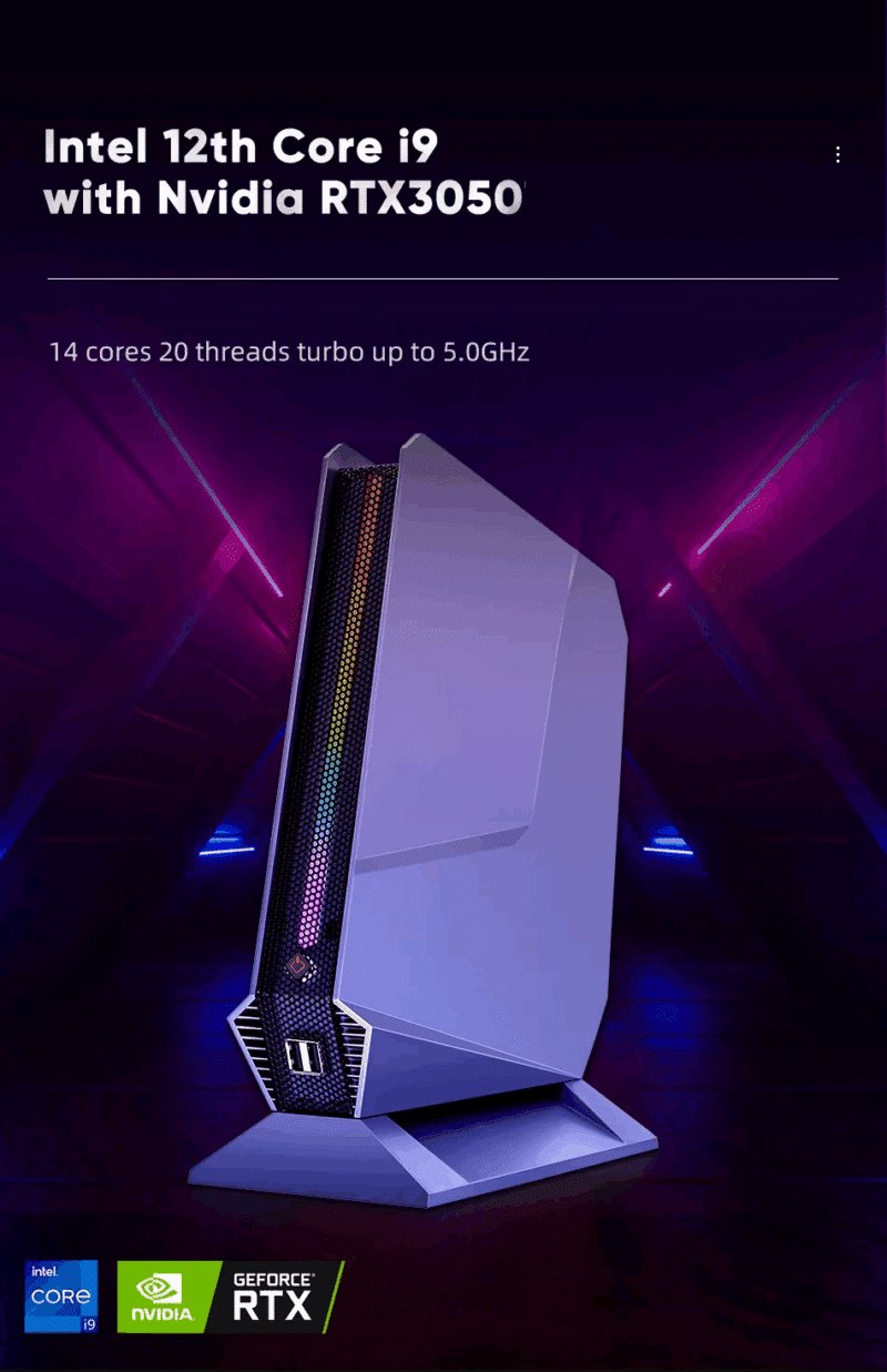 Elementkey GX3 – Game PC – i9 12900H – 32GB Ram - Nvidia RTX 3050 8GB – 1000GB SSD – WiFi - Windows 11 Pro - Afbeelding 13