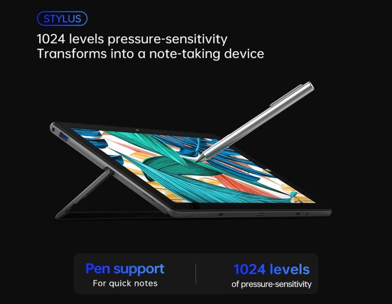 ELEMENTKEY iON Work - Windows 11 - 2 in 1 Tablet PC  -10.5 Inch Full HD IPS - Intel N4120 8GB LPDDR4 384GB Opslag - Afbeelding 16