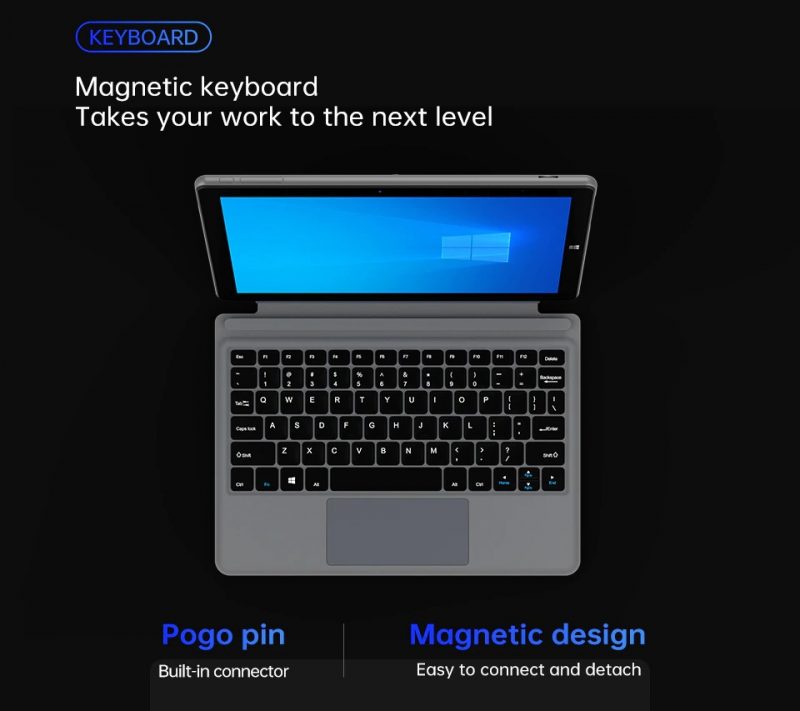 ELEMENTKEY iON Work - Windows 11 - 2 in 1 Tablet PC  -10.5 Inch Full HD IPS - Intel N4120 8GB LPDDR4 384GB Opslag - Afbeelding 17