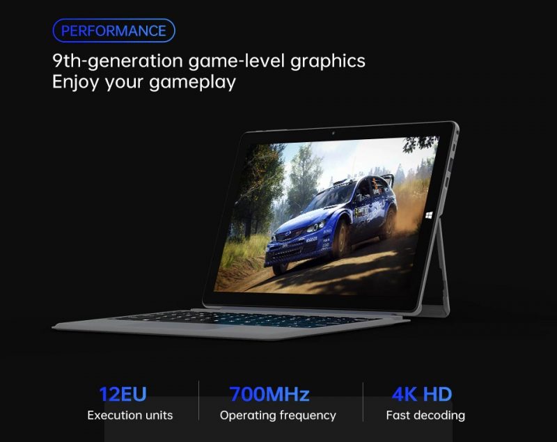 ELEMENTKEY iON Work - Windows 11 - 2 in 1 Tablet PC  -10.5 Inch Full HD IPS - Intel N4120 8GB LPDDR4 384GB Opslag - Afbeelding 10