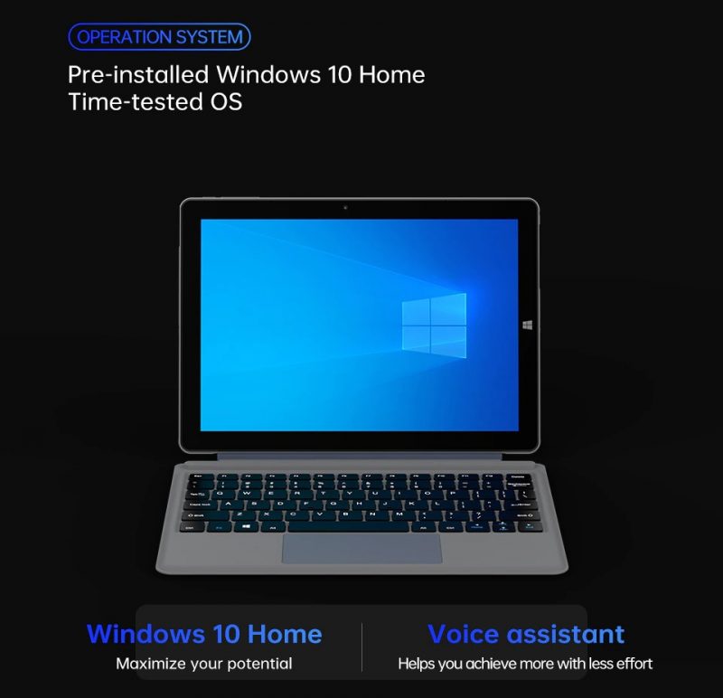 ELEMENTKEY iON Work - Windows 11 - 2 in 1 Tablet PC  -10.5 Inch Full HD IPS - Intel N4120 8GB LPDDR4 384GB Opslag - Afbeelding 13