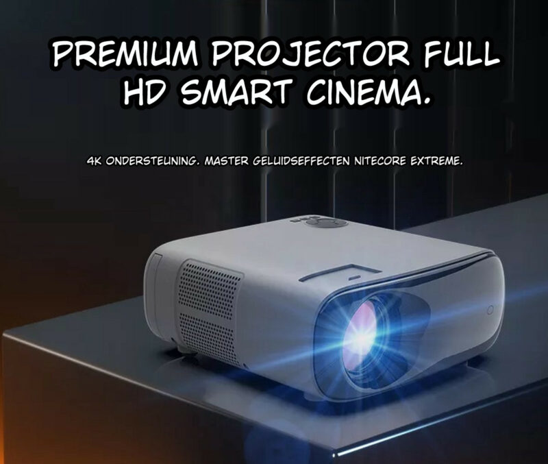 ELEMENTKEY BEAM20 Ultra - 800 ANSI LUMEN - LCD Android 9.0 Beamer - Projector voor Commerciële Doeleinden  - WiFi/Bluetooth 5.1 - Afbeelding 3