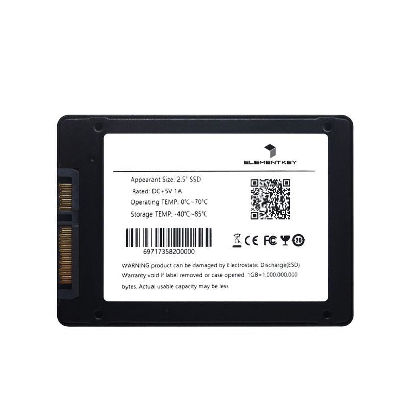 Elementkey PlusUltra - 512GB - Interne 2.5' SATA3 SSD - Hardeschijf Uitbreiding - TLC Nand - tot 560 Mbps - Afbeelding 6