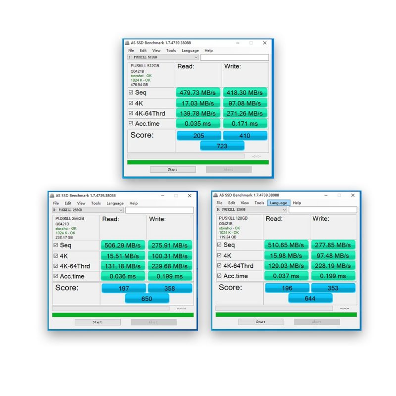 Elementkey PlusUltra -  1TB - 1000GB - Interne 2.5' SATA3 SSD - Hardeschijf Uitbreiding - TLC Nand - tot 540Mbps - Afbeelding 3