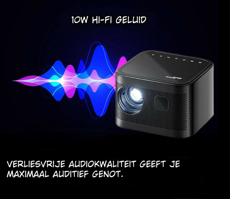 Elementkey BEAM21 – Android 9.0 Beamer – Projector Met Autofocus – 180 ANSI Lumen - Native 1080P Full HD - Afbeelding 15