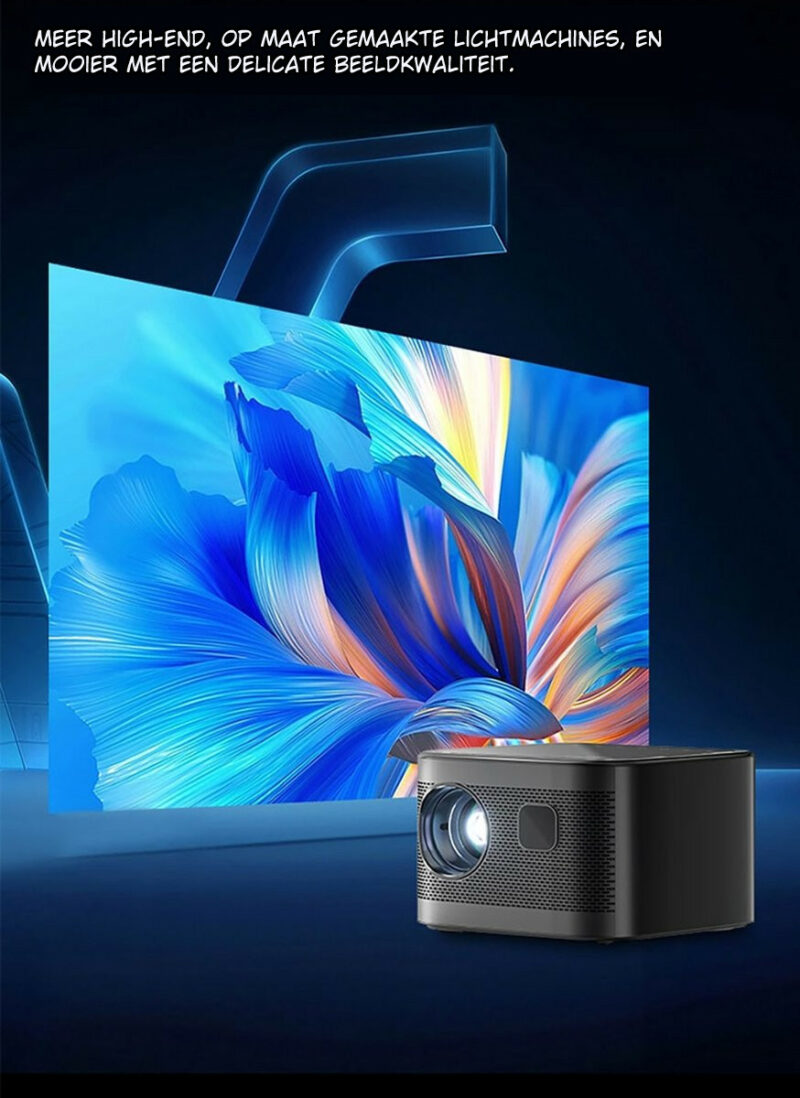 Elementkey BEAM21 – Android 9.0 Beamer – Projector Met Autofocus – 180 ANSI Lumen - Native 1080P Full HD - Afbeelding 13