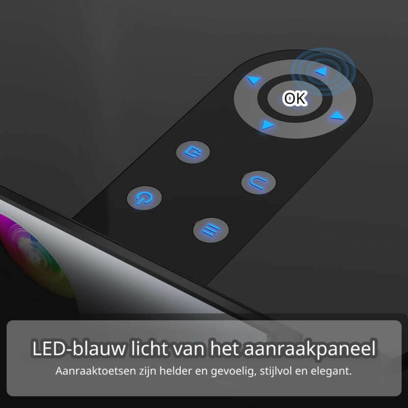 Elementkey BeamBurst – 8K LED - 5G WiFi - High End Beamer Projector – 700 ANSI Lumen – Bluetooth 5.1 - Home Theater - 300 Inch – Android System - Zilver - Afbeelding 3